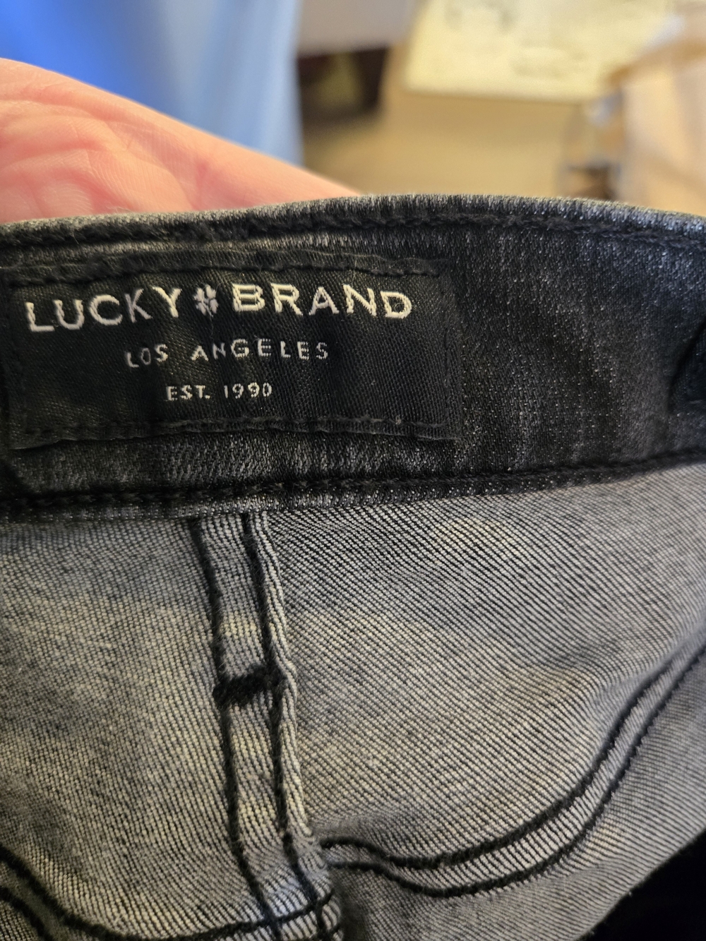 Lucky Brand Women's Dark Gray Skinny Jeans - Picture 3 of 5